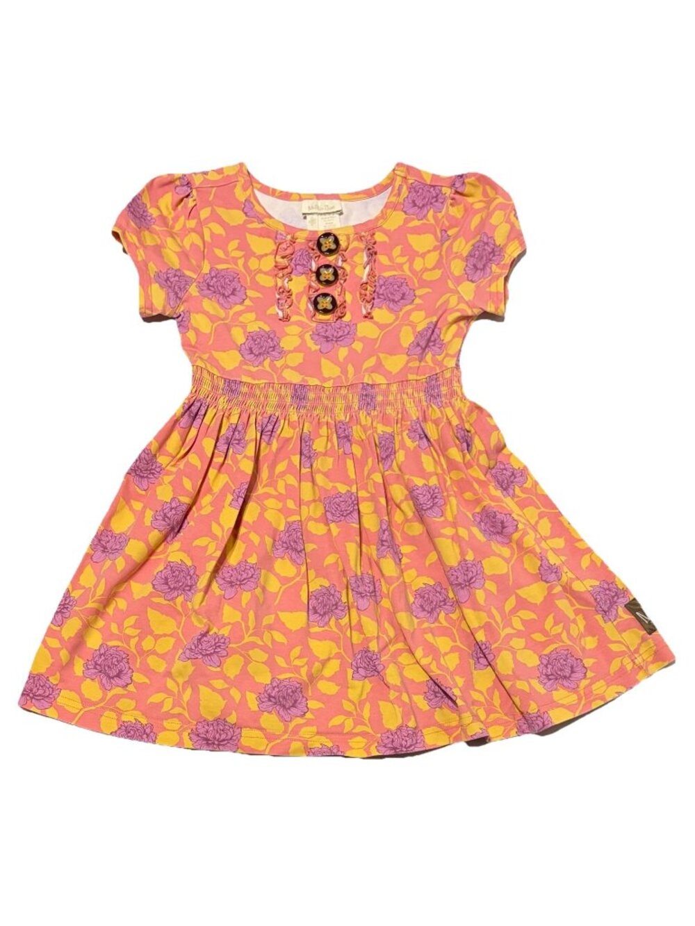 Matilda Jane Girl’s Floral Short Sleeve Dress Size 4